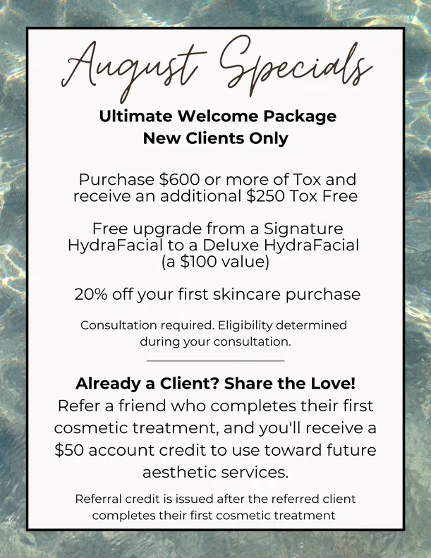 Specials August 2026